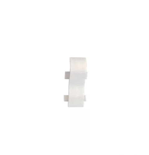 Összekötő, toldó elem, 40mm magas fehér MDF szegőléchez, 1db (D40)