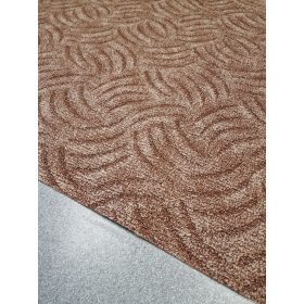 DAKOTA barna padlószőnyeg, 400cm