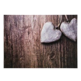 Szivecskés lábtörlő, 40x60cm