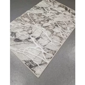   ELMO "001" modern márvány mintás szőnyeg, bézs, 60x110cm