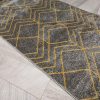 FRESH modern absztrakt szőnyeg, sárga-szürke, 60x110
