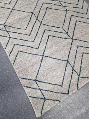FRESH modern szőnyeg, szürke absztrakt, 60x110