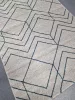 FRESH modern szőnyeg, szürke absztrakt, 60x110