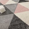 FRESH modern szőnyeg, pink-szürke, 80x150