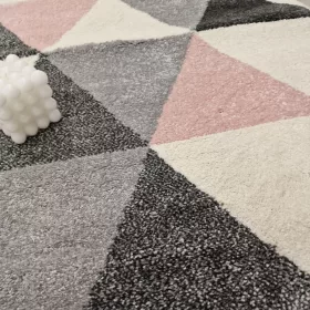 FRESH modern szőnyeg, pink-szürke, 60x110