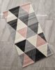 FRESH modern szőnyeg, pink-szürke, 60x110