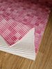 Csúszásmentes fürdőszobai futószőnyeg tekercs, kádkilépő, pink, 65cm széles