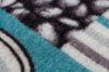 Konyhai futószőnyeg, pamut hátoldallal, kék, 50x150