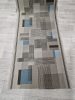 LISA modern szürke-kék futószőnyeg, 80cm széles
