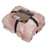 Luxus műszőrme takaró, pihe-puha, pink, 150x200cm