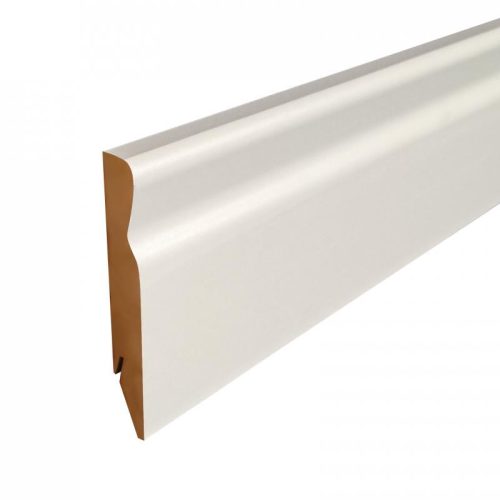 Fehér szegélyléc, "Amerikai design - M91", 90mm magas, 275cm (M91)