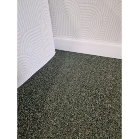 MALAGA puha zöld padlószőnyeg, thermo, 400cm