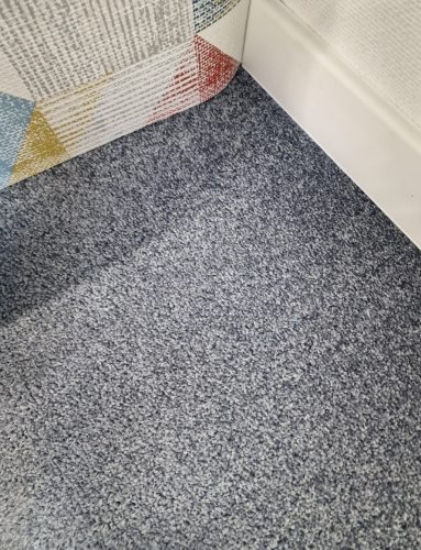 MALAGA puha kék padlószőnyeg, thermo, 400cm