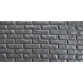   Mennyezeti burkolólap XL - BRICK black/grey - 100x50cm (polisztirol)