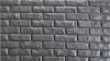 Mennyezeti burkolólap XL - BRICK black/grey - 100x50cm (polisztirol)