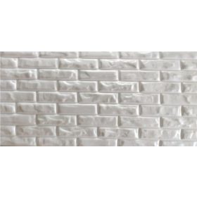   Mennyezeti burkolólap XL - BRICK white - 100x50cm (polisztirol)