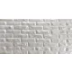 Mennyezeti burkolólap XL - BRICK white - 100x50cm (polisztirol)