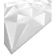 Mennyezeti burkolólap XL - BRILLIANT white - 100x50cm (polisztirol)