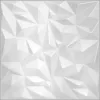 Mennyezeti burkolólap - CRYSTAL, WHITE - 50x50cm (polisztirol)