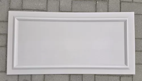 Mennyezeti burkolólap XL - FRAME szürke kazettás - 100x50cm (polisztirol)