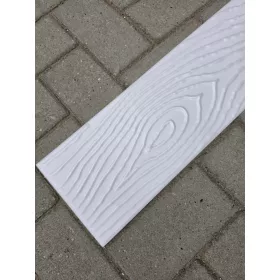   Mennyezeti burkolólap, keskeny - WOOD fehér - 100x16cm (polisztirol)
