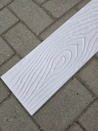 Mennyezeti burkolólap, keskeny - WOOD fehér - 100x16cm (polisztirol)
