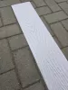 Mennyezeti burkolólap, keskeny - WOOD fehér - 100x16cm (polisztirol)