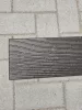 Mennyezeti burkolólap, keskeny - WOOD sötétbarna - 100x16cm (polisztirol)