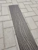 Mennyezeti burkolólap, keskeny - WOOD sötétbarna - 100x16cm (polisztirol)