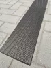 Mennyezeti burkolólap, keskeny - WOOD sötétbarna - 100x16cm (polisztirol)