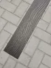 Mennyezeti burkolólap, keskeny - WOOD sötétbarna - 100x16cm (polisztirol)