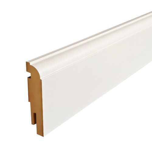 Fehér szegélyléc, "Amerikai design - M77", 75mm magas, 275cm (M77)