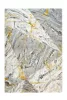 MARBLE márvány mintás puha szőnyeg, hosszú szálú, sárga, 160x230cm