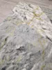 MARBLE márvány mintás puha szőnyeg, hosszú szálú, sárga, 160x230cm