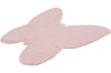Mosható gyerekszőnyeg, Pillangó, pihe-puha, pink, 86x86cm