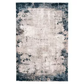   Opal "912" szőnyeg, 3d felület, koptatott hatású, kék, 80x150cm
