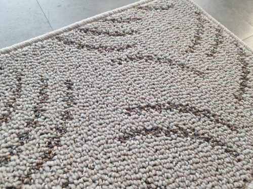 NASHVILLE bézs hurkolt, mintás padlószőnyeg, 400cm