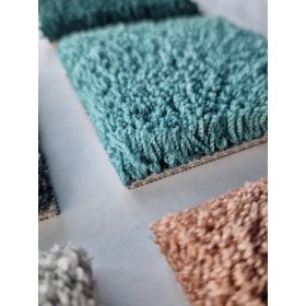   NEW YORK türkiz színű prémium padlószőnyeg, thermo, 400cm