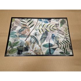 Lábtörlő, "LEVELES" zöld, 40x60cm