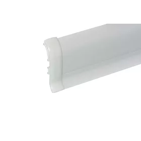   Összekötő elem, 56mm magas fehér műanyag szegőléchez, 1db