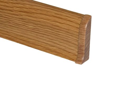 Jobb végzáró, 56mm magas "Sötét tölgy" műanyag szegőléchez, 1db jobb