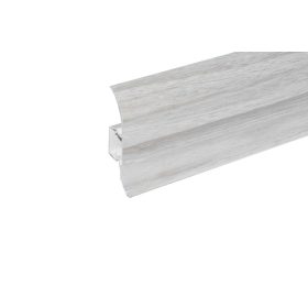   Műanyag szegőléc kábelcsatornával, 250cm, 56mm magas "NGF" - Macquarie