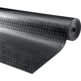   NOPP "pöttyös" ipari gumiszőnyeg, kültéri/beltéri gumi, 120cm széles tekercs 