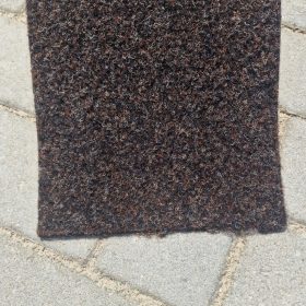   OXFORD erős ipari filc padlószőnyeg, "rozsda-fekete", 400cm