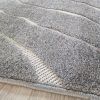 OXI "1260" modern 3D szőnyeg, szürke, 160x230