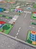CITY autópályás mosható, csúszásmentes gyerekszőnyeg, 100x150cm