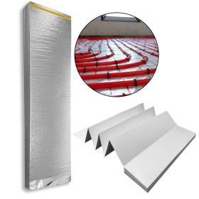   PROTECTO SILVER (1,5mm) ezüstfóliás padló alátét (3in1)–hő- és hangszigetelő, padlófűtéshez is