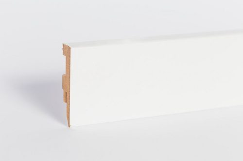 Fehér szegélyléc, "Amerikai design", 90mm magas, 240cm