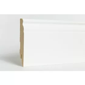   Fehér szegélyléc, "Amerikai design-Nax", 100mm magas, 240cm