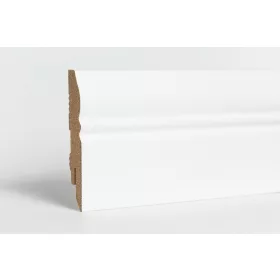  Fehér szegélyléc, "Amerikai design-Rus", 90mm magas, 240cm
